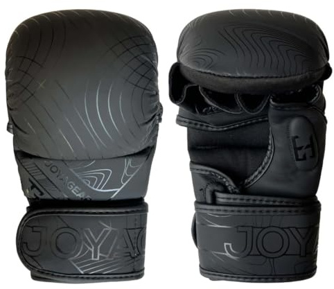 JOYAGEAR - MMA Handschuhe Essential - Hergestellt aus hochwertigem Kunstleder - Kampfsport Handschuhe für Grappling, Sparring, Training & Wettkämpfe - Mixed Martial Arts