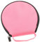 HORIALENCE Custodia CD Oxford per Auto e Casa Organizer Dvd Protettivo con Design Rotondo Elegante Alta capacità e Resistente per Viaggi Rosa
