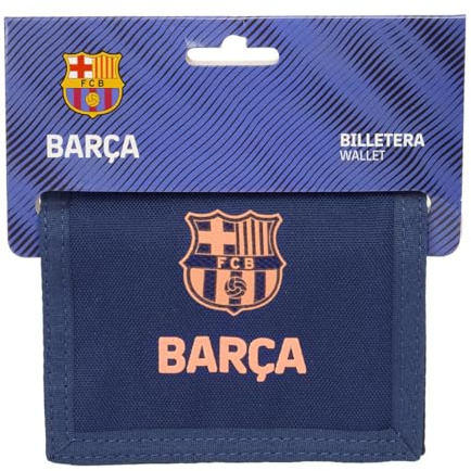 F.C.Barcelona 2nd Team Wallet with Headboard, Wallet Wallet, Comfortable and Versatile, 12.5 x 9.5 cm