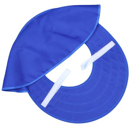 Healvian Casquette Chantier Homme Visière de Protection Solaire en Polyester Bleu, Bord Anti-Soleil pour Casque, pour Travaux Extérieurs sur Chantier
