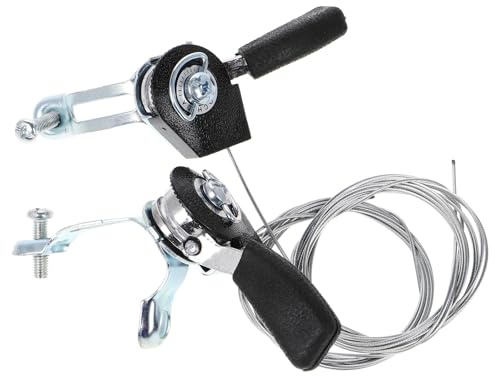 Roleader Gaszug und Design und Einfacher Installation Ergonomischem mit Aluminium Fahrradschalthebel Satz für Präzise Gangschaltung Am Fahrrad
