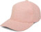 styleBREAKER Damen Baseball Cap mit All Over Spitze, 6-Panel Cap Einfarbig, Basecap Klettverschluss verstellbar 04023052, Farbe:Rose