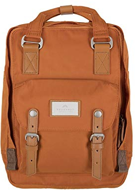 Doughnut MACAROON Rucksack Unisex 16L mit Laptopfach I Studenten-Rucksack funktionell & handgefertigt I ideal als Reise-Rucksack oder leichter City-Rucksack I Daypack (Rust)