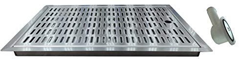 GASTROBEDARF WESTERBARKEY Tropfblech zum Einlassen 3 Teilig aus Edelstahl 480x313x27mm