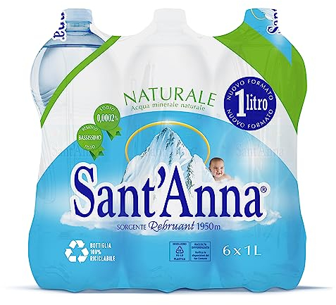 Sant'Anna Agua Natural 6x1L