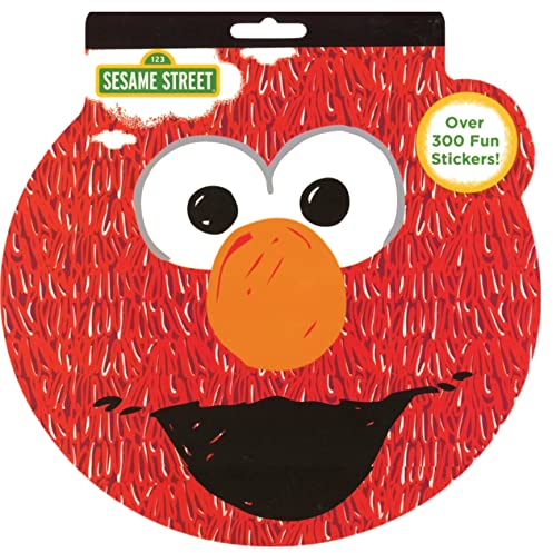 Sesame Street Shaped Sticker Book, Over 300 Stickers, 4 Sheets, Elmo