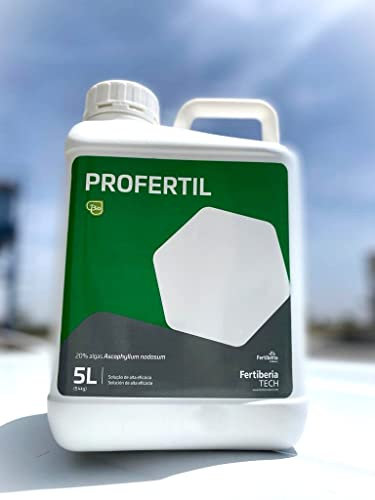 Profertil Abono de Algas Bioestimulante foliar a Base de Algas Marinas puras Fertiberia. 5 litros. Fertilizante foliar de extracto de Algas