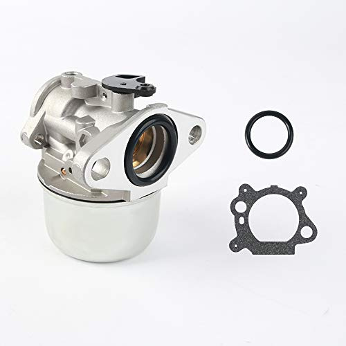 Motor Ersatz Vergaser Rasenmäher Ersatzteile mit Vergaserdichtung kompatibel mit Brigg und Stratton 497586 498170 799868 498254 497314 497347 698444