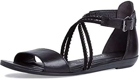 Tamaris Damen 1-1-28104-26 Sandale, Flip-Flop, black, 38 EU