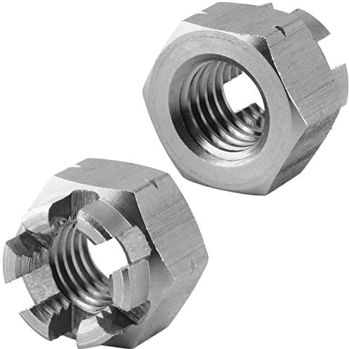 FASTON® Kronenmutter M30 DIN 935 aus rostfreiem Edelstahl A2 V2A (1 Stück) Sicherungsmuttern Kronenmuttern Sechskantmutter Stoppmuttern Sechskant-Muttern Sicherungsmutter Muttern Rostfrei