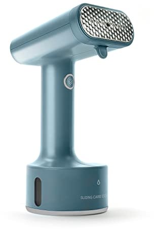 Taurus - Plancha Vertical Vapor Sliding Care Compact 1600W | Lista en 18s | Vapor 25 g/min | Suela Inox | Autoapagado | Depósito 135ml Extraíble | Alta Desinfección | Cepillo Tejidos | Turquesa