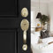 Natsukage Front Door Handle Set Antique Brass Entry Lock Entrance with, Single Cylinder Deadbolt and Knob, Reversible for Right & Left Handed Doors, A-SJ01079_NAT_USAM002