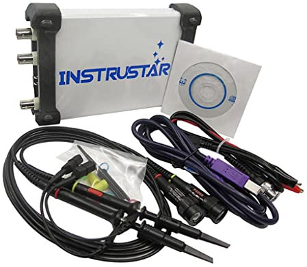 Jojomis Oscilloscopio virtuale DDS 20M di Digital di base del PC a doppio canale ISDS205B