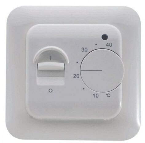 elektronisch Raumthermostat Unterputz weiß interner + externer Fühler SAXa56