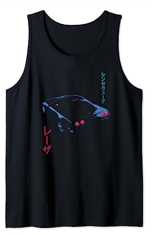 Retro Synthwave Aesthetic - Outrun Synth Nerd 80er Jahre T-Shirt Tank Top