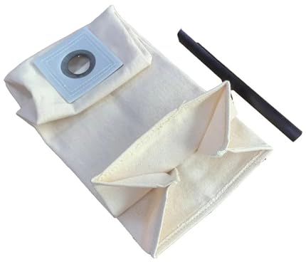 Compatible avec Les Sacs d'aspirateur Karcher compatibles avec Hoover Dust T7/1 T9/1 T10/1 T12/1 pièce de Rechange Sac à poussière en Tissu Lavable réutilisable
