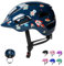XJD Fahrradhelm Kinder, Kinderhelm für 2-8 Jahre Mädchen und Jungen, Skaterhelm Baby Verstellbar, Helm Fahrrad Kleinkind für Roller Scooter, Sporthelm (Dunkelblau Astronaut, S)