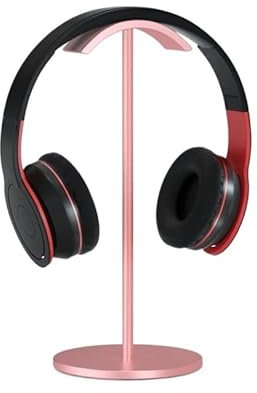 Kopfhörer-Aufhänger, Kopfhörer-Aufhänger, Headset-Halter, Headset-Ständer, U-Typ-Bogen-Aluminium-Kopfhörer-Ständer, stabiler Gaming-Headset-Halter, Kopfhörer-Rack, rutschfestes Silikon-Pad, Kopfhörer-