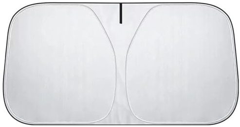 Sonnenschutz Seitenscheiben Für Tesla Für Modell 3 YXS Auto Frontscheibe Sonnenschutz Fenster Sonnencreme Visier Sonnenschutz Blockiert UV Strahlen Schutz Sonnenschirm Sonnenschutz Auto(145x80cm)