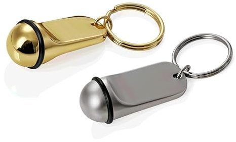 20x Schlüsselanhänger gold Hotel Zinkguss – mit Gummiring 5 cm