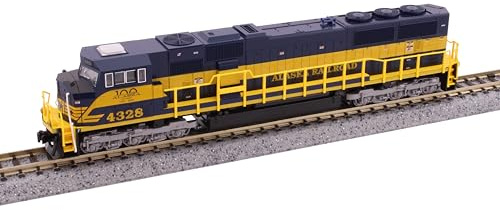 Kato N Gauge SD70MAC Alaska Railroad 100yrs 4328 Diesel Locomotive