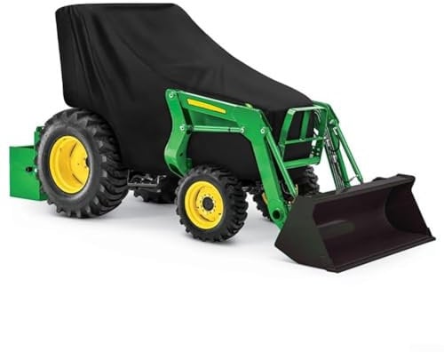 Traktor-Schutzhülle, strapazierfähig, 420D-Oxford-Traktorabdeckung, wetterbeständig, mit Kordelzug und Schnallen-Design