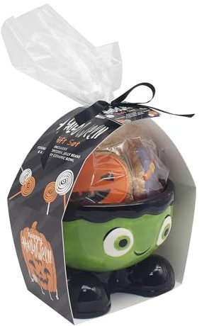 Lesser & Pavey Zombie Bowl for Halloween Decor | Spooky Ceramic Bowl with Zombie Design | Perfect for Serving Halloween Treats, Snacks & Sweets | Ideal for Halloween Parties & Gifting