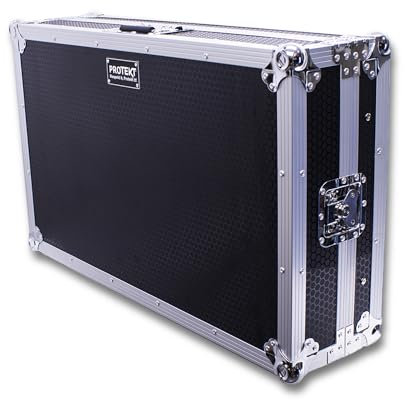 Protekt - Hercules Inpulse T7 - Plus Series DJ Flight Case con ripiano scorrevole per laptop CSINPT7 per controller DJ, Nero , 815 x 500 x 230 mm, Custodia per DJ
