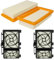 4 piezas de filtros accesorios para aspiradoras Kärcher DS6 DS 6 Premium aspiradoras de repuesto (2 filtros de protección del motor + 2 filtros HEPA 13)