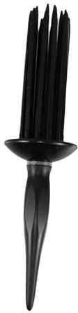 Lockenkamm für Locken, Volumenkamm aus Kunststoff, Schwarz