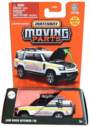 Matchbox Land Rover Defender 130, bewegliche Teile