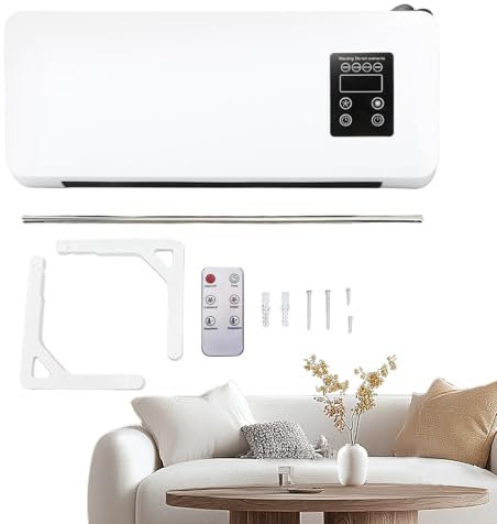 Climatiseur Murale,Ventilateur Climatiseur Portable Avec Fonctions De Refroidissement Et Chauffage | Combo Appareil Portable Chauffage Et Climatisation Sans Conduit Pour Brise Naturelle Chambre Salon