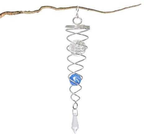CHSEROK Kristall Regenbogen Sonnenfänger, Windspiele Garten mit Metallkette und Haken, Windspiel Balkon Kann Im Innen- und Außenbereich Aufgehängt Werden, für Haushalte, Büros und Gärten
