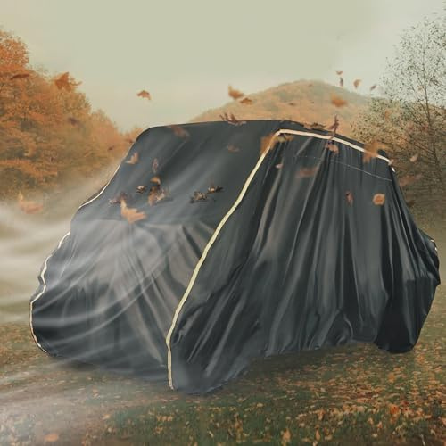 UTV-Abdeckung 420D Wasserdicht, 2-3-Sitzer Mit Reflektierenden Streifen, Passend Für John Deere Gator XUV 625I, 825I, 855D