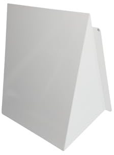 H&C VENT Weiß Metall Lüftungsgitter 150mm x 150 mm │ Wetterschutzgitter Abdeckung Dunstabzug außen │ Dunstabzugshaube abluft │ Abdeckung für Lüftung & Abluftgitter, Abluftventilator, Abzugshaube