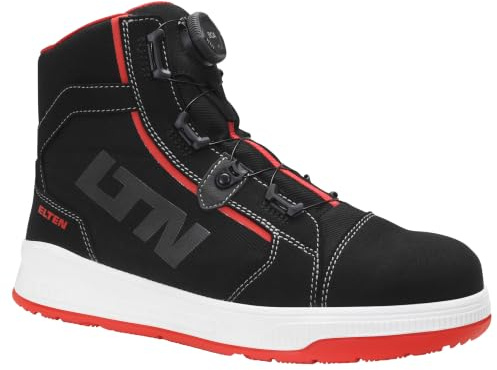 ELTEN ISAAK XXST BOA black-red Mid ESD S2