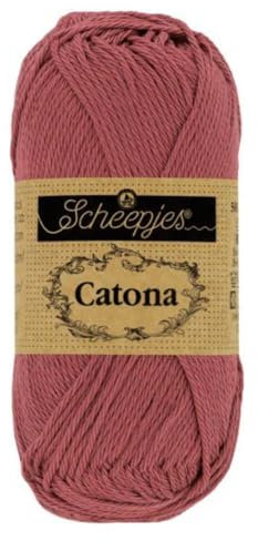 Scheepjes - Scheepjes Catona 396 Rose Wine Yarn - 1x50g