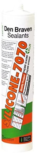 Silicone 7070 Plus gris clair cartouche RAL7035 310ml Den Braven