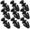 VORCOOL 10 Stücke Türdichtung Clips für Sill Unteren Gummi Dichtung Dichtungs Trim Clips Befestigungen für Ford Focus Fiesta Mondeo (Schwarz)