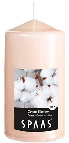 Spaas - Vela Pilar Cilindro 80/150 mm, ± 65 Horas - Cotton Blossom 0004800.473 Beige