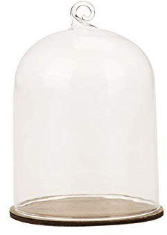 CREATIV DISCOUNT® NEU Glorex Glasglocke, 7,5x7,5x10,5cm, 1 Stück