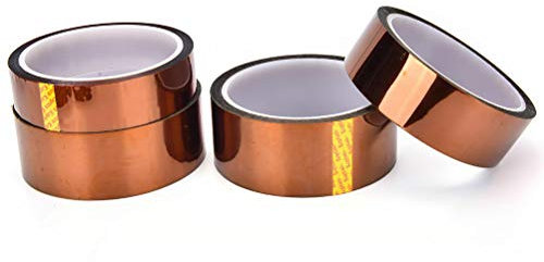 Senris Hochtemperatur-Kapton-Polyimid-Klebeband, hitzebeständig, für 3D-Druckanwendungen, elektrische Isolierung, braun