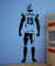 Wandkunst Fußball Wandtattoo Dekor Benutzerdefinierte Jersey Name Und Nummer Vinyl Aufkleber American Football Player Personalisierte Aufkleber 55X150 Cm Schwarz