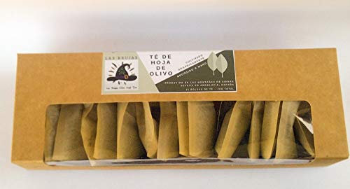 Las Brujas Tè a foglia d'ulivo, 15 bustine di tè, 15 teabags olive leaf tea