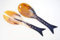 Horn Salatbesteck Solo 26 cm echt Horn Naturware Handarbeit