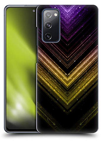 Head Case Designs Offizielle Zugelassen PLdesign Schatten Gold Und Purpurrot Glitzerndes Metall Harte Rueckseiten Handyhülle Hülle Huelle kompatibel mit Samsung Galaxy S20 FE / 5G