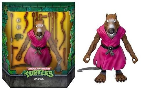 SUPER7 - TMNT Ultimates Wave 1: Splinter Ninja Actionfigur Version 2
