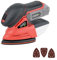 Ponceuse triangulaire sans fil 18V Easy Full - sans batterie - Bac collecteur de poussières - 3 feuilles abrasives