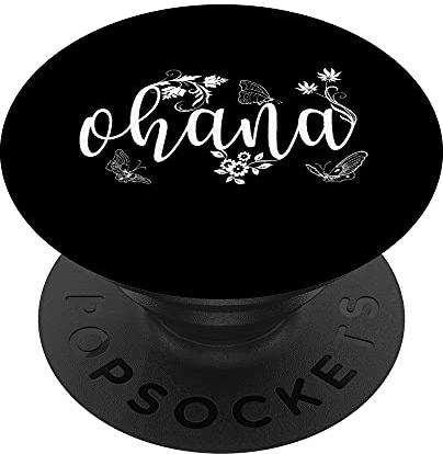 Ohana Hawaii Outfit Damen & Herren Aloha Hawaiian PopSockets mit austauschbarem PopGrip
