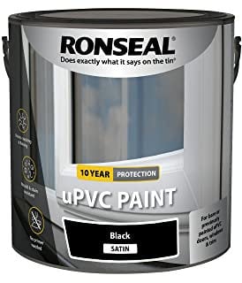 Ronseal uPVC Paint Black Satin 2.5L
